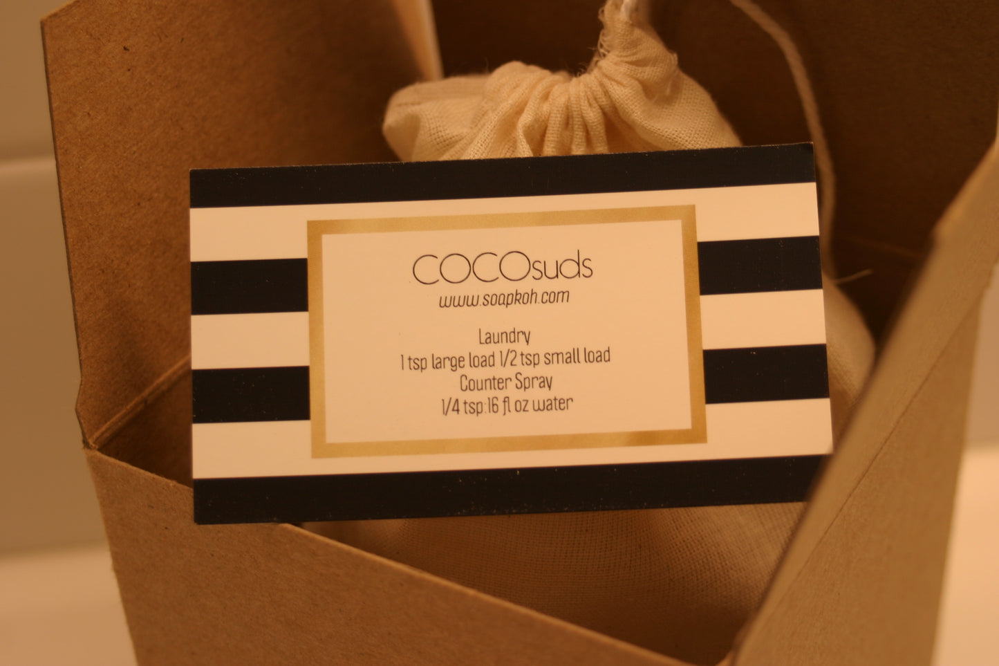Cocosuds package free liquid cleaning and laundry soap